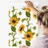 Tapeta Do Jadalni SŁONECZNIKI Liście Natura Kwiaty Ozdoba Podgląd zdjęcia produktu 3