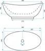 Rea Aufsatzwaschbecken Kate 36 Oval White Produktbild-Vorschau 7