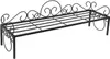 A black metal plant stand with decorative scrollwork on a white background. Anteprima dell’immagine prodotto