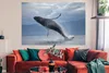 MuchoWow® Poster Wal, der aus dem Wasser springt 180x120 cm Produktbild-Vorschau 3