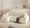 A modern living room with a sectional sofa, dining area, and kitchen counter. Produktbild-Vorschau