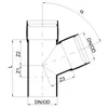 POLOPLAST Abzweig, DN90/90, POLO-KAL XS, PP-MD, Ø90mm, Produktbild-Vorschau 5