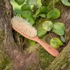 SIDCO Haarbürste Birnbaumholz weiche Naturborsten Produktbild-Vorschau 2