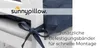 Sunnypillow 4er Set Stuhlkissen mit Bändern 40x40 cm Produktbild-Vorschau 4