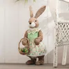 große Dekofigur "Frau Hase" 60 cm hoch, Osterhase, Produktbild-Vorschau 1