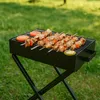 Klappgrill 30 x 60 cm – Holzkohle Standgrill – Produktbild-Vorschau 1