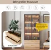 Armoire de salle de bains Sweiko, moyenne, avec baguette Voir les images du produit 10