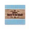 itenga 80x Serviette Bayrisch Schee dass'd do bist / An Produktbild-Vorschau 5