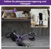 Déambulateur pliable et léger avec siège, aluminium, Voir les images du produit 4