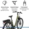 Zündapp Z600 City E Bike Damen 28 Zoll khaki Produktbild-Vorschau 4