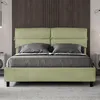 ITYHOME - Gepolstertes Bett mit Bettkasten 160x210 mit Produktbild-Vorschau 2