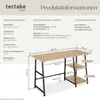 Schreibtisch Paisley 120x50x73,5cm Produktbild-Vorschau 6