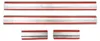 Prahové lišty pre Nissan Qashqai J10 2006-2014 nerezová Náhľad obrázku produktu 2
