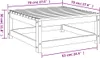 vidaXL Gartenhocker 70x70x30 cm Massivholz Kiefer Produktbild-Vorschau 8