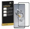 A product package for a screen protector is shown next to a smartphone with a screen protector applied. Produktbild-Vorschau