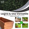 IvoQ Fioriera in Legno – 120x40x32 cm – Legno massello – Anteprima dell’immagine prodotto 7