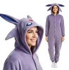 Piżama Onesie Kigurumi Kostium Przebranie Pokemon Espeon L: Podgląd zdjęcia produktu 1