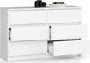 AKORD Furniture Factory OP0LK-1BIA002, Biały, 6 szuf., Podgląd zdjęcia produktu 2