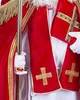 A close-up of a person wearing a Saint Nicholas costume. Anteprima dell’immagine prodotto