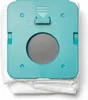 A stack of white vacuum cleaner bags with a teal plastic top, shown from a top-down perspective against a white background. Náhled obrázku produktu