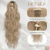 Extensions-Zopf Synthetisch Echte Blond Haarteile Produktbild-Vorschau 3