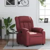 Fauteuil inclinable Rouge bordeaux Similicuir Voir les images du produit 2