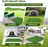 Golf Schlagmatte 2 Gummi Tees & 2 Ausrichtungsstäbe & 6 Produktbild-Vorschau 3