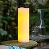 LED Kerze 30cm Wachs Creme mit Timer Flackereffekt Produktbild-Vorschau 5