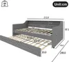 Sweiko daybed 90 x 200 cm, divano letto, letto estraibile, Anteprima dell’immagine prodotto 3