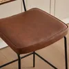 Barhocker 2er Set im modernen Vintage-Stil mit Rattanlehne, Produktbild-Vorschau 4