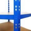 Scaffale angolare Blu 180 x 90 x 42 x 60 cm Anteprima dell’immagine prodotto 3