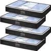 4 kusy Úložný box pod postel s víkem - Velké úložné boxy Náhled obrázku produktu 1