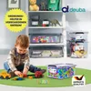 DEUBA® 4x Aufbewahrungsbox mit Deckel 12,5L Box Kunststoff Produktbild-Vorschau 2