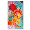 Beach towel HIP 100x180 cm - mandalas and flowers Produktbild-Vorschau 1