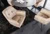 riess-ambiente Design Stuhl LOFT champagner Samt drehbar Produktbild-Vorschau 2