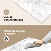 KitchenYeah© Herdabdeckplatte Marmor - Weiß - Grau - Luxus Produktbild-Vorschau 2