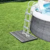 Élément de sol pour jardin en WPC bois pour douche solaire Voir les images du produit 3
