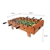 A foosball table with dimensions indicated by lines and text. Náhled obrázku produktu
