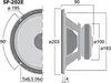Monacor / IMG Stage Line SP-202E basluidspreker Productafbeelding-voorbeeld 3