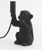 Light & Living - lampe de table - Monkey - noir - plastique Voir les images du produit 5