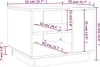 vidaXL Couchtisch Betongrau 55x55x43 cm Holzwerkstoff Produktbild-Vorschau 8