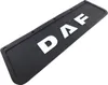 A close-up, angled shot of a black truck mudguard with white 'DAF' lettering. Produktbild-Vorschau