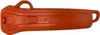An orange STIHL chainsaw bar cover on a white background. Produktbild-Vorschau