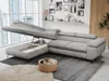 Ecksofa Sofa Grau, Wohnlandschaft L-Form mit Schlaffunktion Produktbild-Vorschau 6