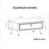 Couchtisch Cornelia Weiß | B 90 cm x H 38,2 cm x T 60 cm Produktbild-Vorschau 6