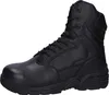 A black leather boot on a white background. Produktbild-Vorschau