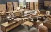 TPFLiving Tisch 220x100 cm, recyceltes Teak natur Platte Produktbild-Vorschau 6