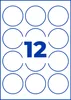 Avery Zweckform L3416-10, Runde Etiketten, A4, ? 60 mm, 120 Produktbild-Vorschau 3