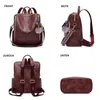 MODFU Rucksack Schulrucksack Lederrucksack Laptoprucksack Produktbild-Vorschau 3