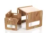 Kids Helper Kindersitzgruppe Eiche Kindertisch mit Stühlen Produktbild-Vorschau 1